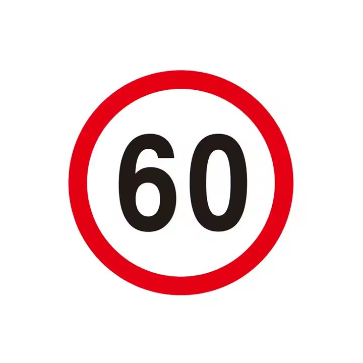 Custom reflective traffic safety warning signs for enhanced road visibility