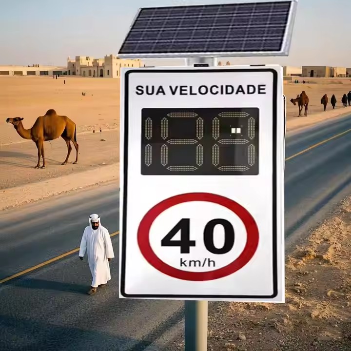 Dustproof LED Radar Traffic Speed Limit Sign with High Visibility