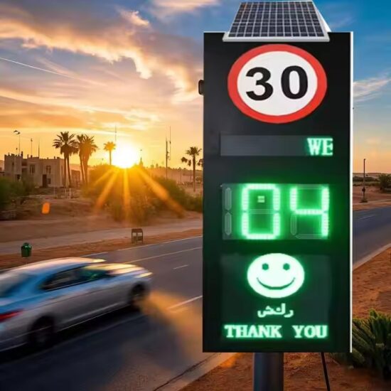 Dustproof LED Radar Traffic Speed Limit Sign with High Visibility