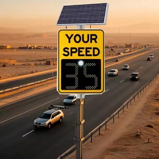 Dustproof LED Radar Traffic Speed Limit Sign with High Visibility