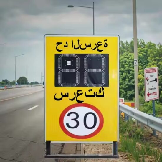 Dustproof LED Radar Traffic Speed Limit Sign with High Visibility