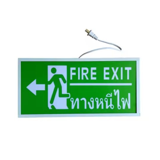Fire Safety LED Emergency Exit Sign Manufacturer High-Quality Product