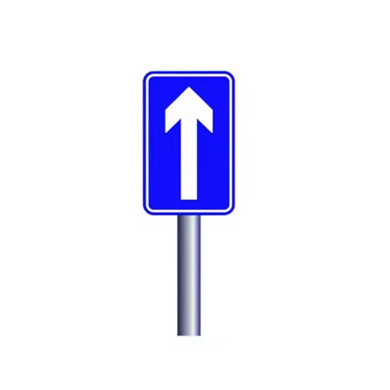 Custom Large Reflective Guide Sign Installed on Highway