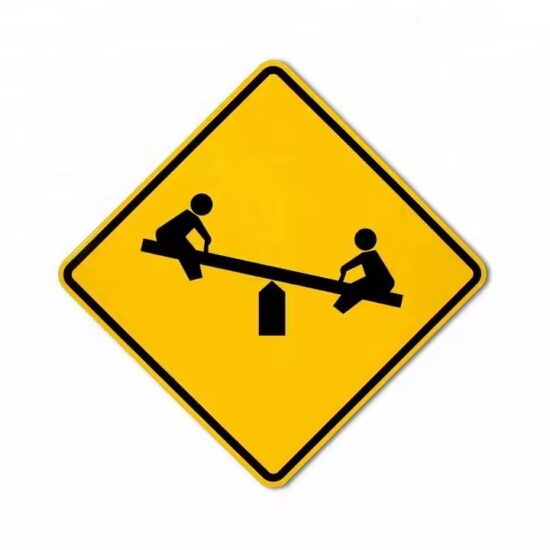 Factory Direct Custom Metal Safety Warning Sign with Reflective Surface