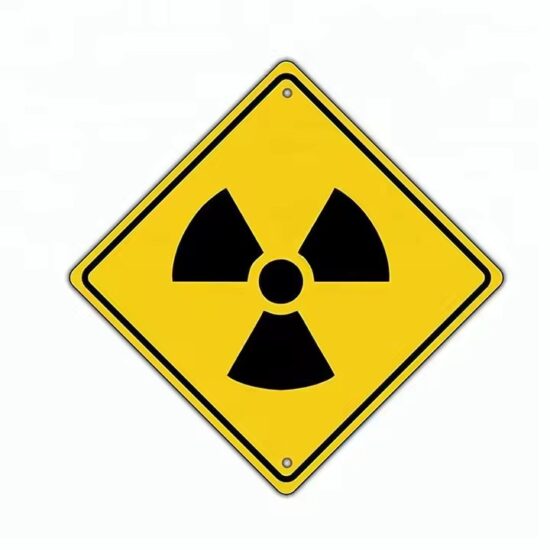 Factory Direct Custom Metal Safety Warning Sign with Reflective Surface