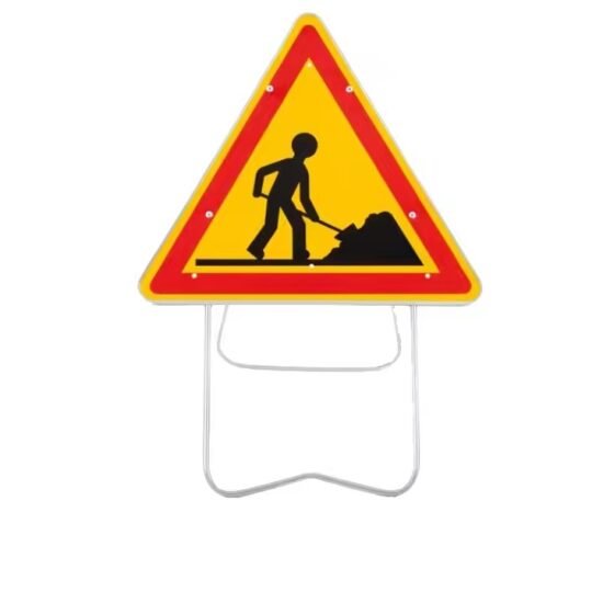 Metal Traffic Construction Sign for Road Safety