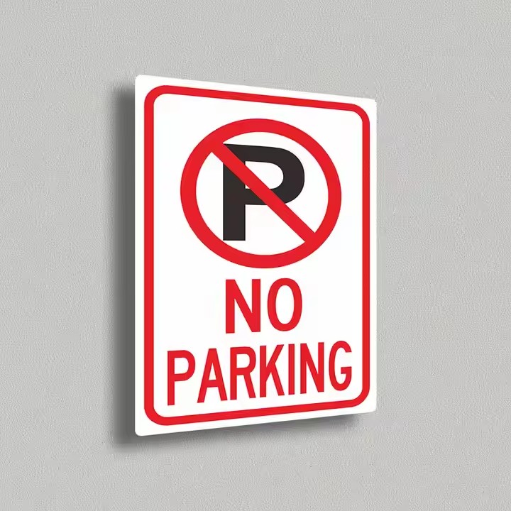 High-Quality Weatherproof No Parking Traffic Safety Sign