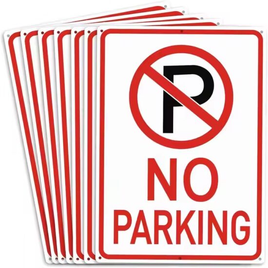 High-Quality Weatherproof No Parking Traffic Safety Sign