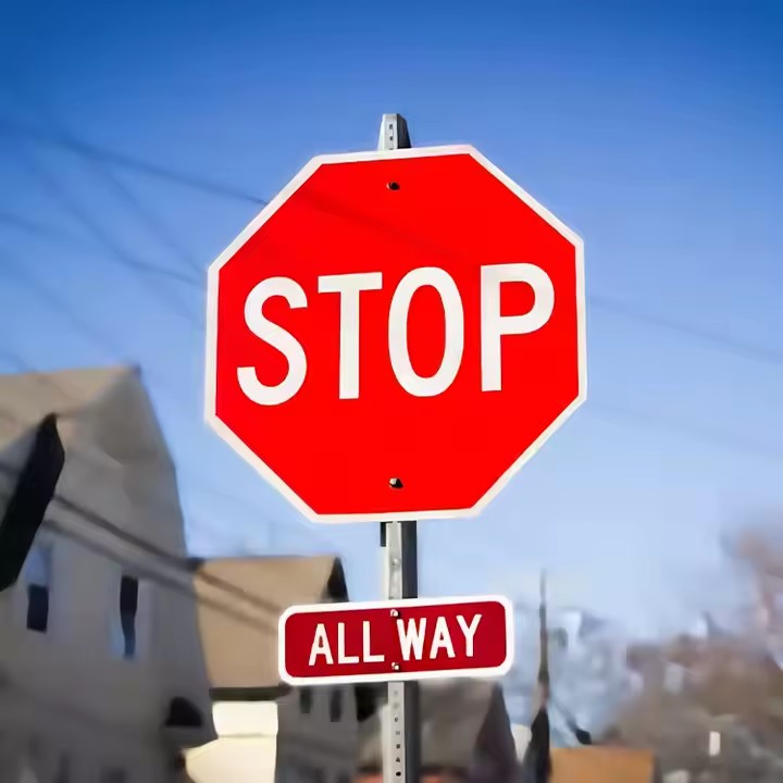 Reflective Aluminum Parking Road Sign