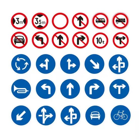 Reflective Aluminum Safety Road Sign for Traffic Control