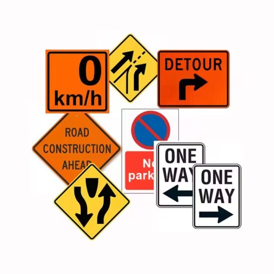 Waterproof High-Durability Safety Metal Traffic Sign