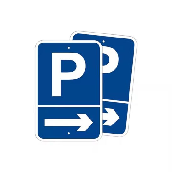 High Quality Reflective Parking Sign for Outdoor Use