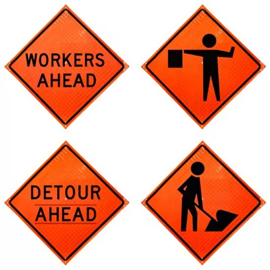 Custom Aluminum Road Construction Traffic Sign