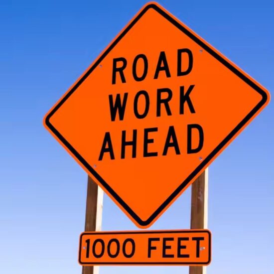 High-Quality Reflective Road Construction Safety Sign