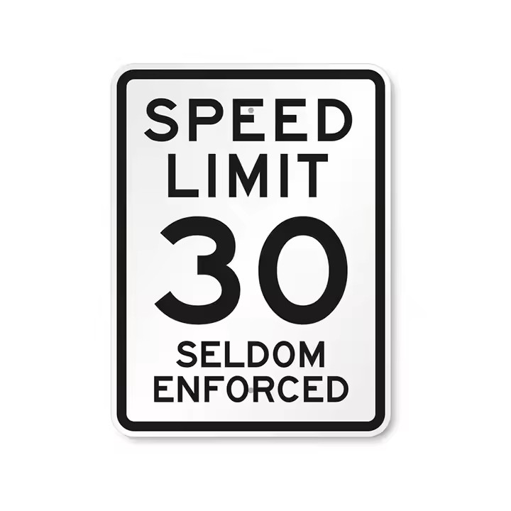 Custom Safety Metal Traffic Sign Manufacturer