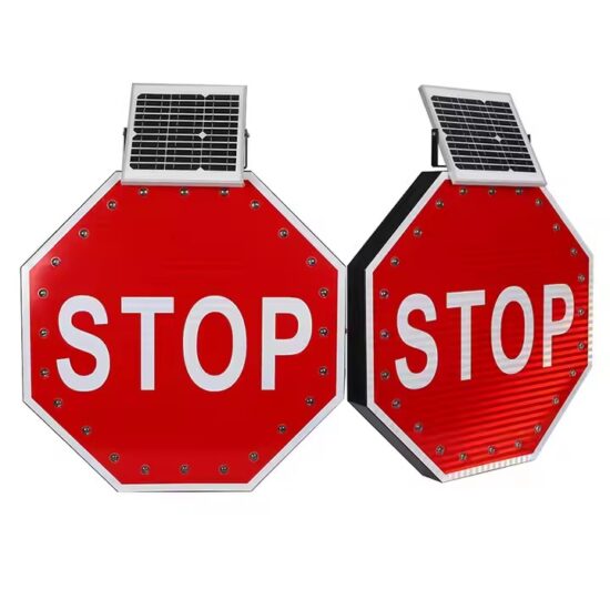 Reflective parking traffic sign for roads and parking lots