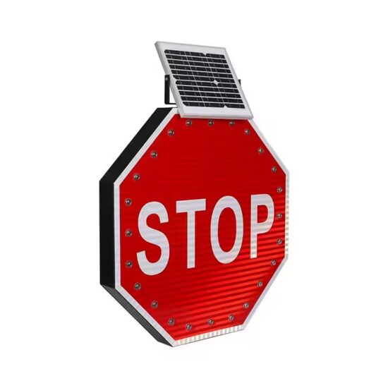 Reflective parking traffic sign for roads and parking lots