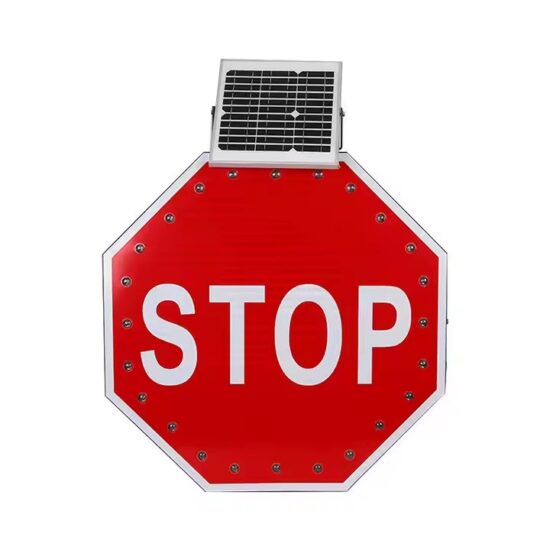 Reflective parking traffic sign for roads and parking lots