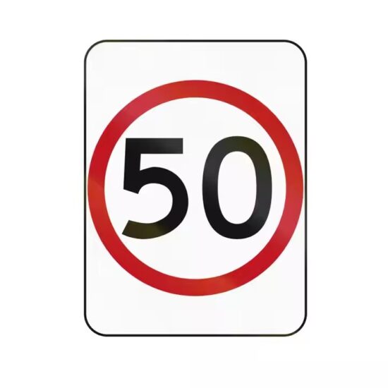 Best-Selling Reflective Road Speed Limit Sign for Traffic Safety