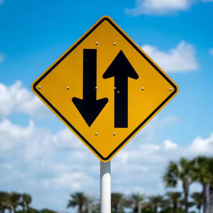 Custom Size Reflective Safety Warning Road Sign
