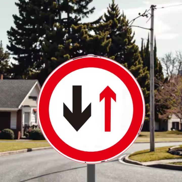 Custom High-Quality Reflective Aluminum Road Sign