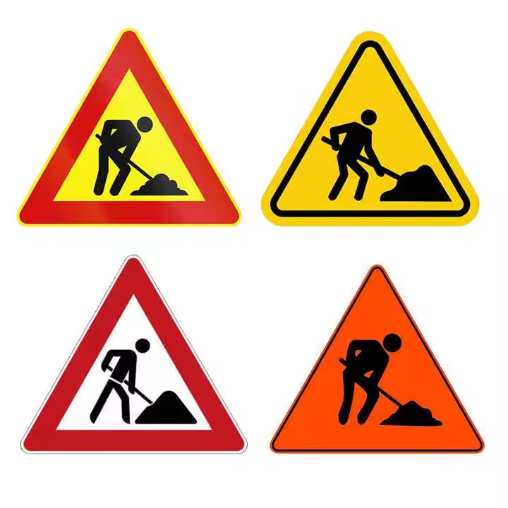 High Reflective Road Construction Safety Warning Sign