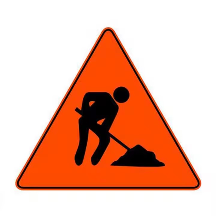 High Reflective Road Construction Safety Warning Sign