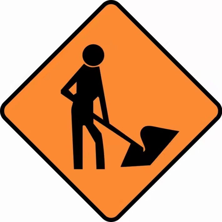Custom Reflective Road Construction Safety Sign