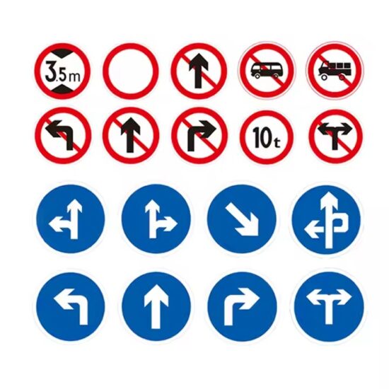 Custom Reflective Aluminum Traffic Guide Sign Manufacturer