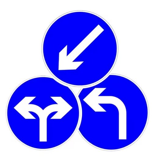 Custom Reflective Aluminum Traffic Guide Sign Manufacturer