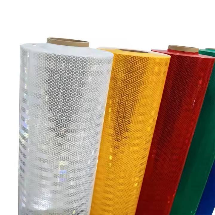 High Visibility Self-Adhesive Reflective Film for Road Safety Signs