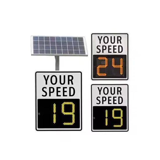 Wholesale Solar LED Radar Speed Limit Sign for Traffic Safety