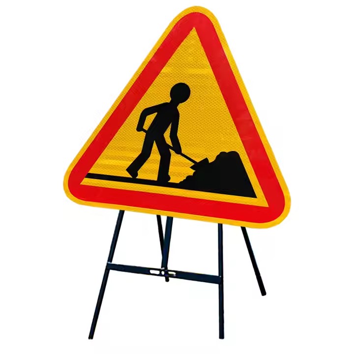 Construction and Road Safety Sign for Work Zones