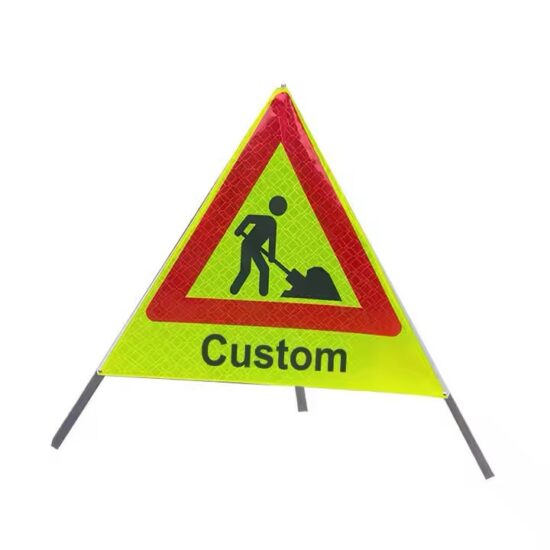 Construction and Road Safety Sign for Work Zones