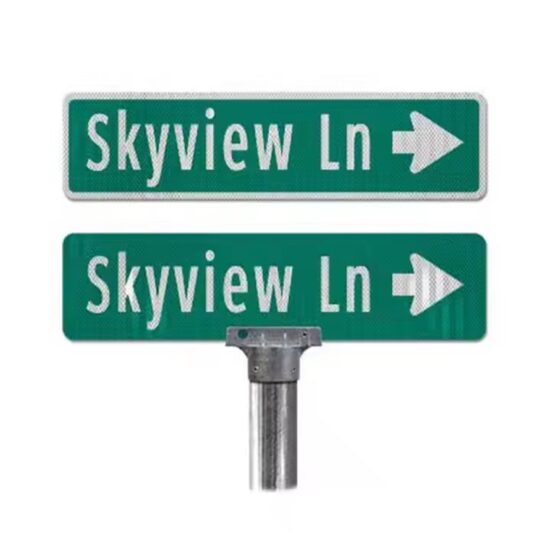 Waterproof Outdoor Direction Sign with Custom Arrow Panel