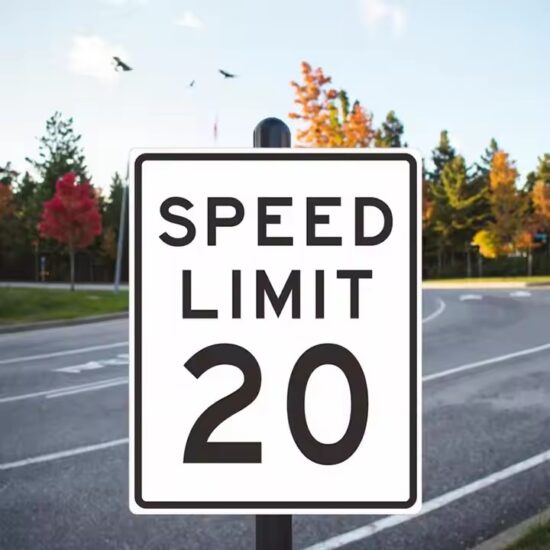 Custom Waterproof Eco-Friendly Aluminum Speed Limit Sign