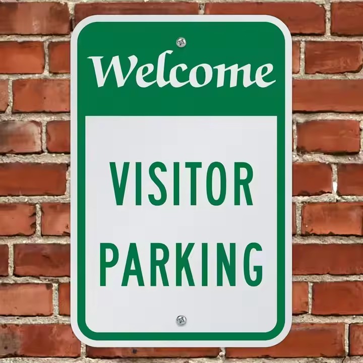 Custom Size Reflective Traffic Safety Parking Sign