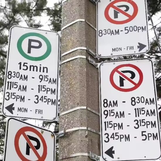 Custom Size Reflective Traffic Safety Parking Sign