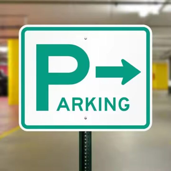 Custom Size Reflective Traffic Safety Parking Sign