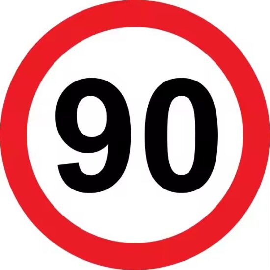 Wholesale Road Safety Speed Limit Sign with Reflective Surface