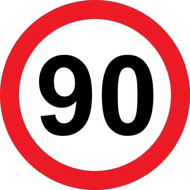 Wholesale Road Safety Speed Limit Sign with Reflective Surface