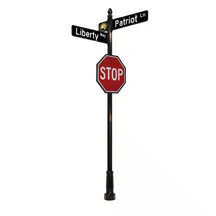 Premium factory direct road sign for outdoor traffic and safety