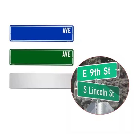 High-quality reflective road sign supplied factory direct for traffic safety
