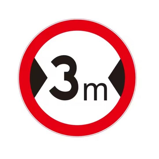 Reflective regulatory traffic sign for road safety and traffic control