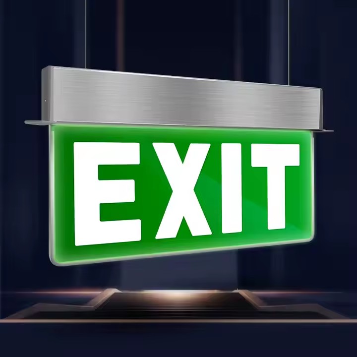 Wholesale LED Emergency Exit Sign with Backup Battery and Escape Symbol