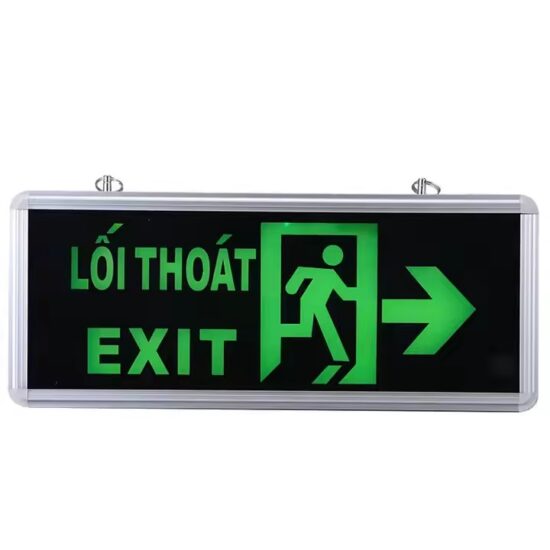 LED Safety Indicator Emergency Exit Sign for Evacuation Guidance