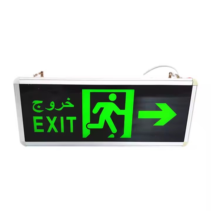 LED Safety Indicator Emergency Exit Sign for Evacuation Guidance