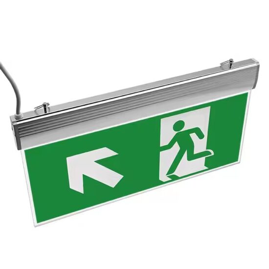 Waterproof LED Emergency Exit Sign for Fire Safety Compliance