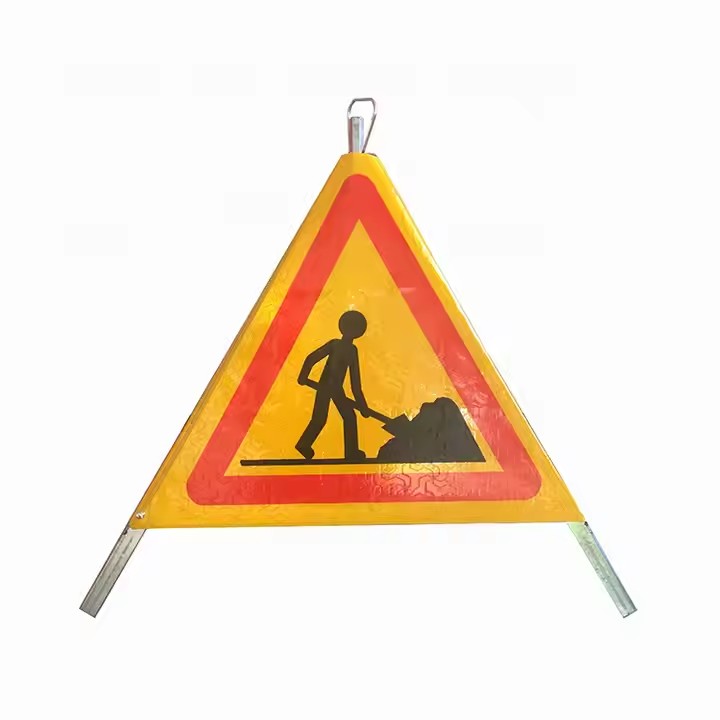 Tripod Reflective Road Safety Construction Sign