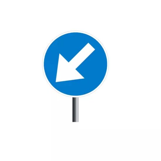 Custom Reflective Aluminum Traffic Guide Sign for Road Safety

